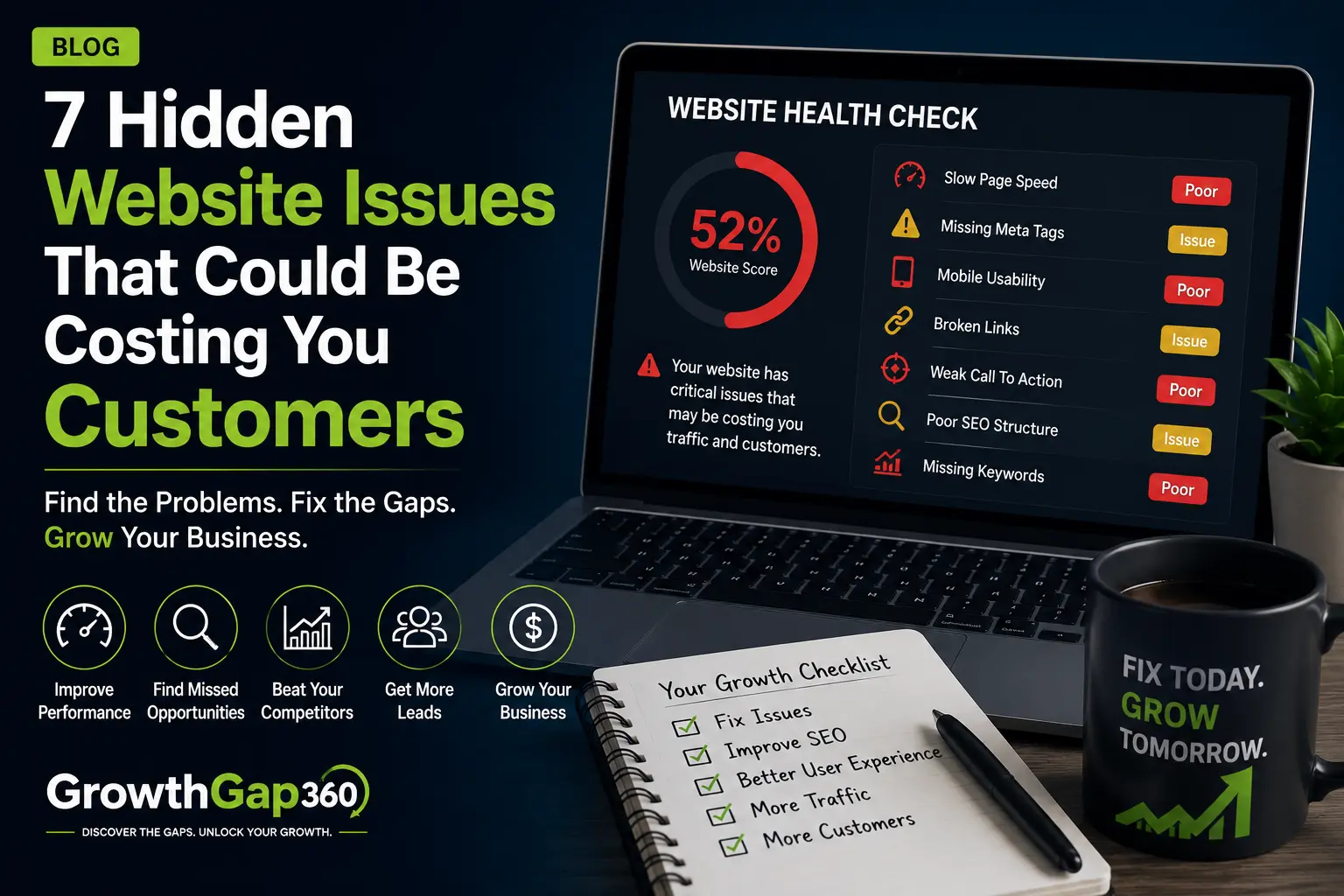 7 Hidden Website Issues That Could Be Costing You, Customers